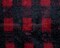 Red-Black Polyester Check Plaid Double Sided Fleece Knit Fabric By the Yard
